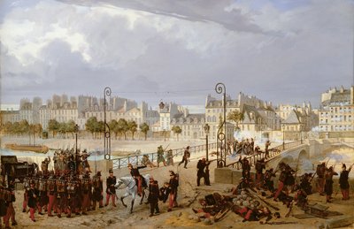 An Attack on a Barricade on the Pont de l